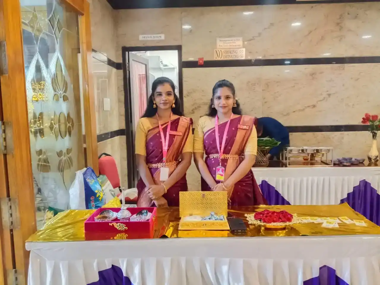 Catering team at Gkmcatering event